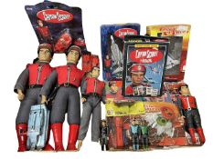 A mixed collection of vintage Captain Scarlet memorabilia, to include action figures, vehicles etc
