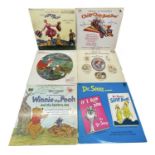 A mixed lot of 12" vinyl LPs - children's and animated films, to include: - Walt Disney - The Fox