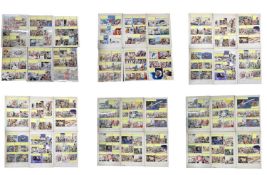 A large collection of original watercolour comic proofs for SPACE WARS FEATURING SPACE CADET,
