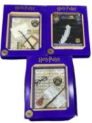 Three Limited Edition Harry Potter wall hangings by The Magic Cauldron - The Philosopher's Stone;