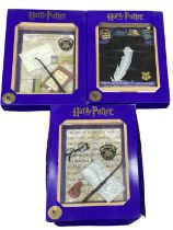 Three Limited Edition Harry Potter wall hangings by The Magic Cauldron - The Philosopher's Stone;