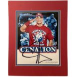 An autograph of pro-wrestler / actor, John Cena (Unauthenticated by Keys Auctioneers)