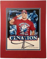 An autograph of pro-wrestler / actor, John Cena (Unauthenticated by Keys Auctioneers)