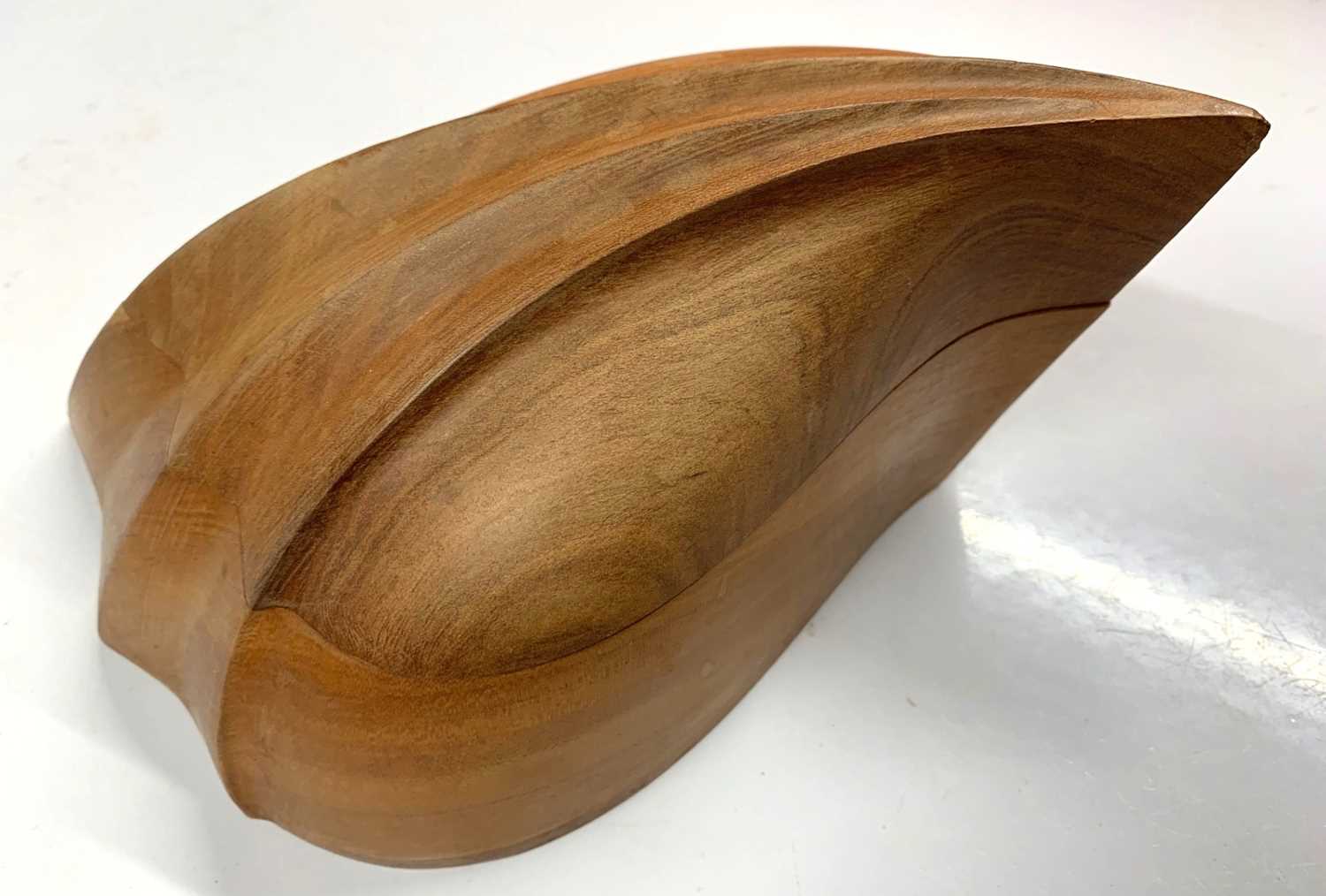 Jiri Polak (Prague, Czech Republic 20th century), Shell sculpure carved in walnut, circa 1970. - Image 3 of 3