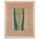 After Amedeo Modigliani (Italian, 1884-1920), 'Study for sculpture (1913)' Ganymed Facsimiles print,