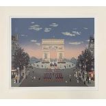 Michel Delacroix (French, b.1933), Arc de Triomphe, limited edition lithograph, signed and