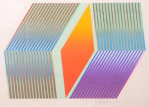 David Williams RA (British, b.1943), 'Neon', limited edition screenprint, numbered 1/26 and signed