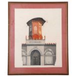 Rima Farah and Kevin Jackson, "D'estournel Cos", etching with aquatint in relief, signed and