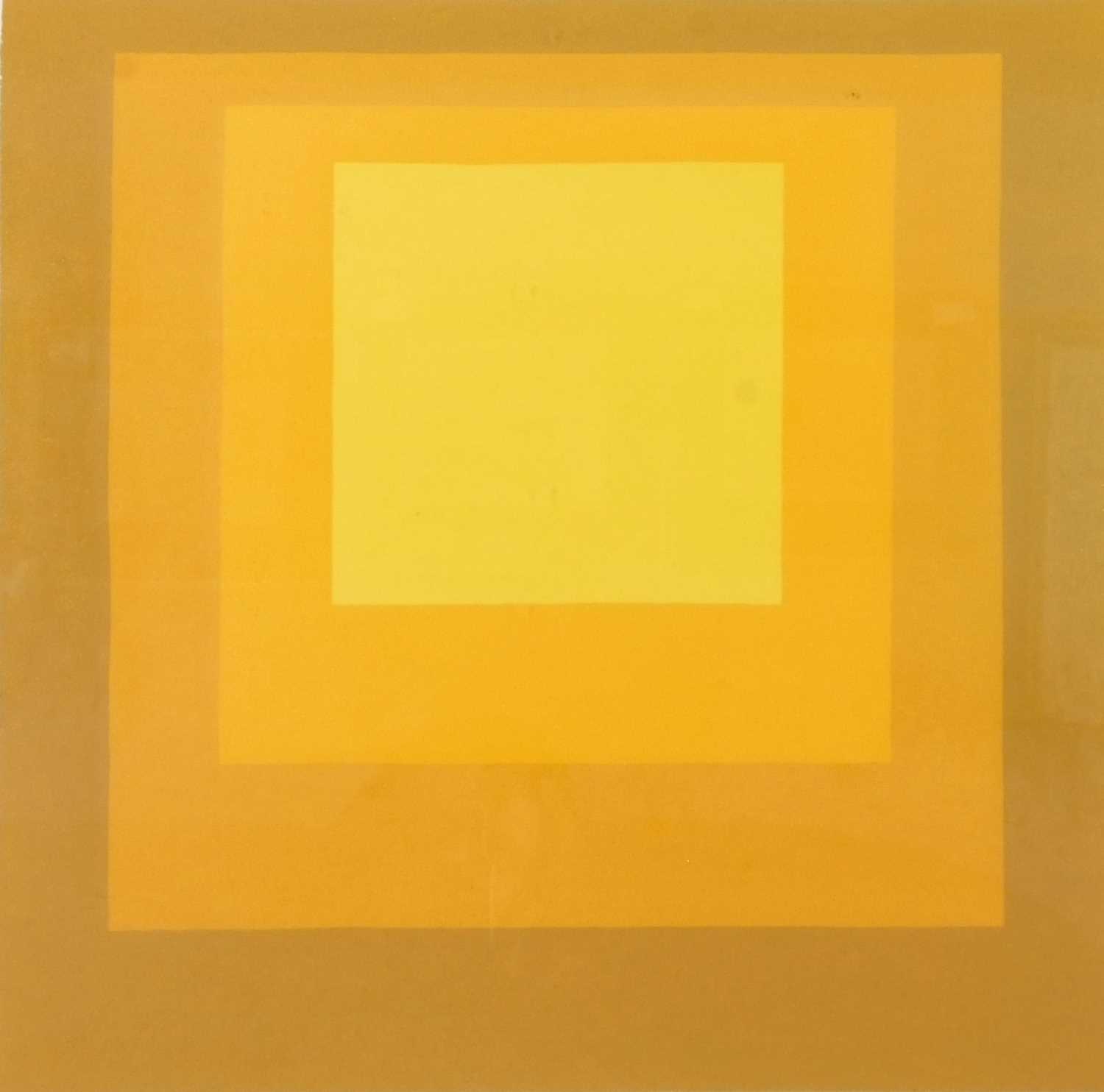 Josef Albers (German /American 1888-1976), Homage to the Square, screenprint, 57.5x57.5cm, framed - Bild 2 aus 2