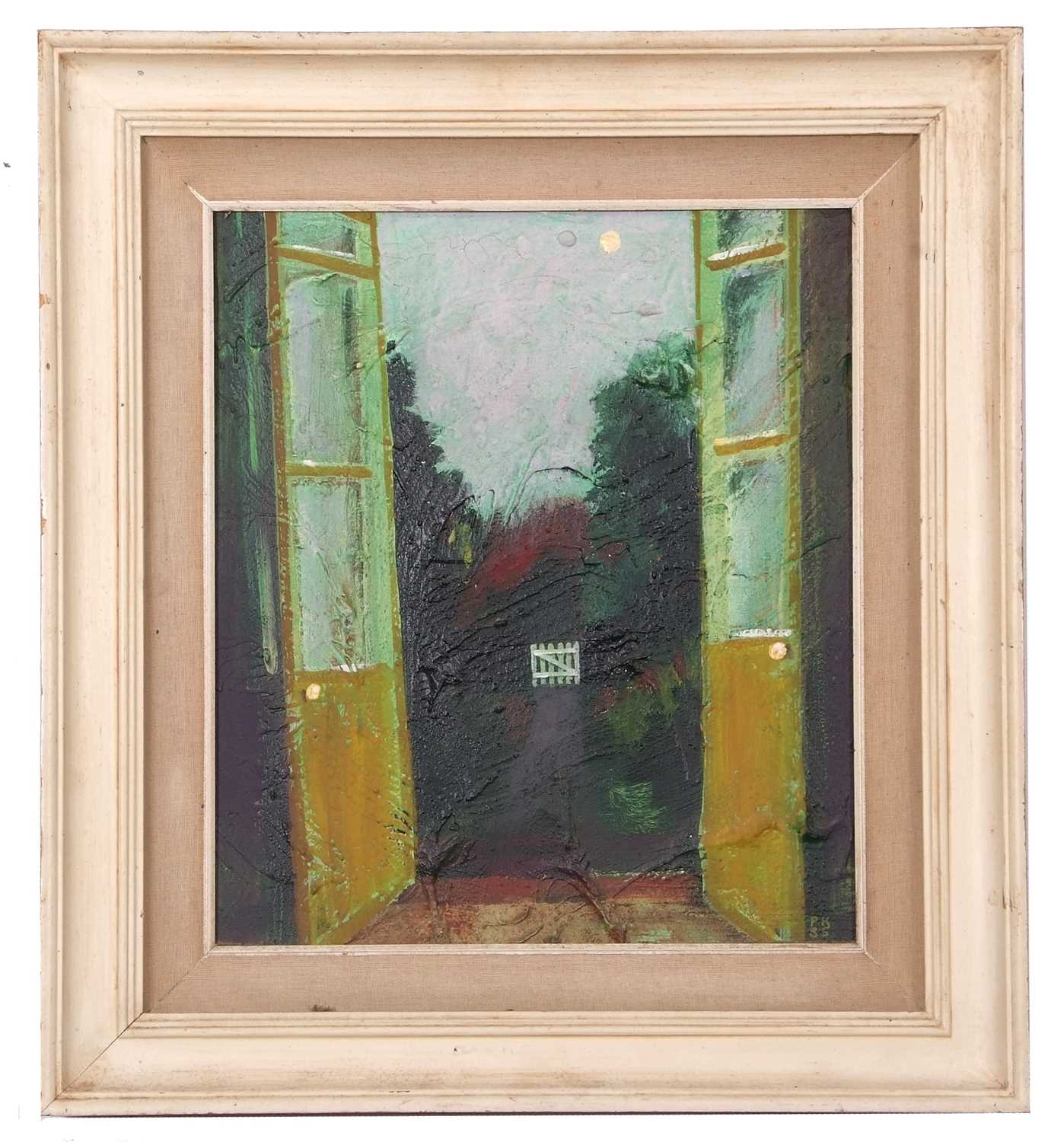 Paul Kitchin (1954-2002), 'Surburban Dreams', oil on board, signed and dated 85, 34x40cm, framed