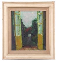 Paul Kitchin (1954-2002), 'Surburban Dreams', oil on board, signed and dated 85, 34x40cm, framed