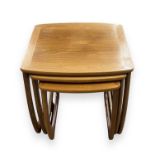 Nathan Classic Teak Burlington Nest of 3 tables