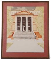 Rima Farah and Kevin Jackson, "Chateau Margaux", etching with aquatint in relief, signed and