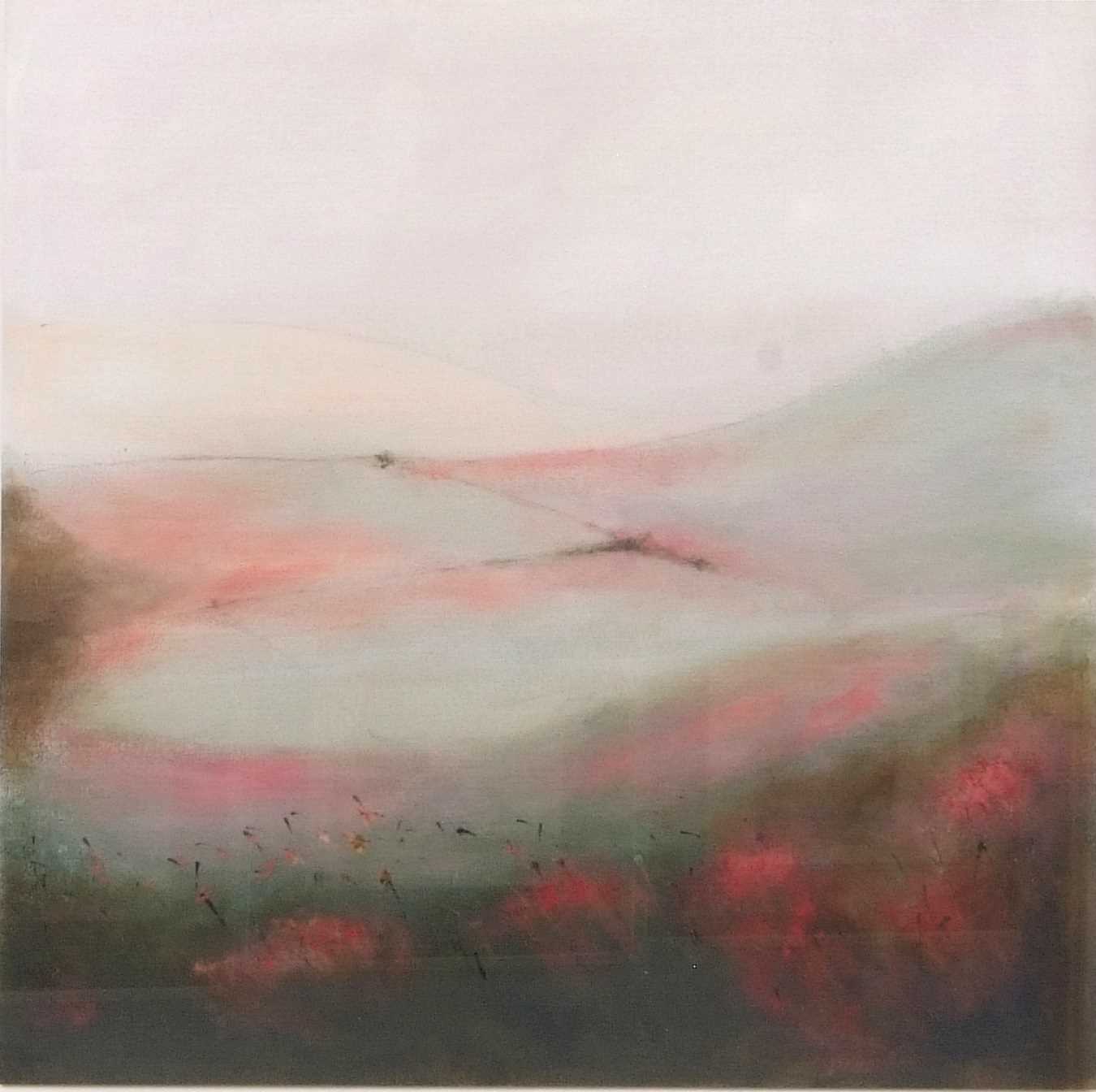 Sue Fenlon (British, contemporary), 'Heather on The Cheviots', giclee, signed, 39x39cm, framed and - Image 2 of 2