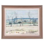 Anthony Atkinson ARCA (1929-2014), Winter landscape, oil on canvas, signed, 34x44cm, framed