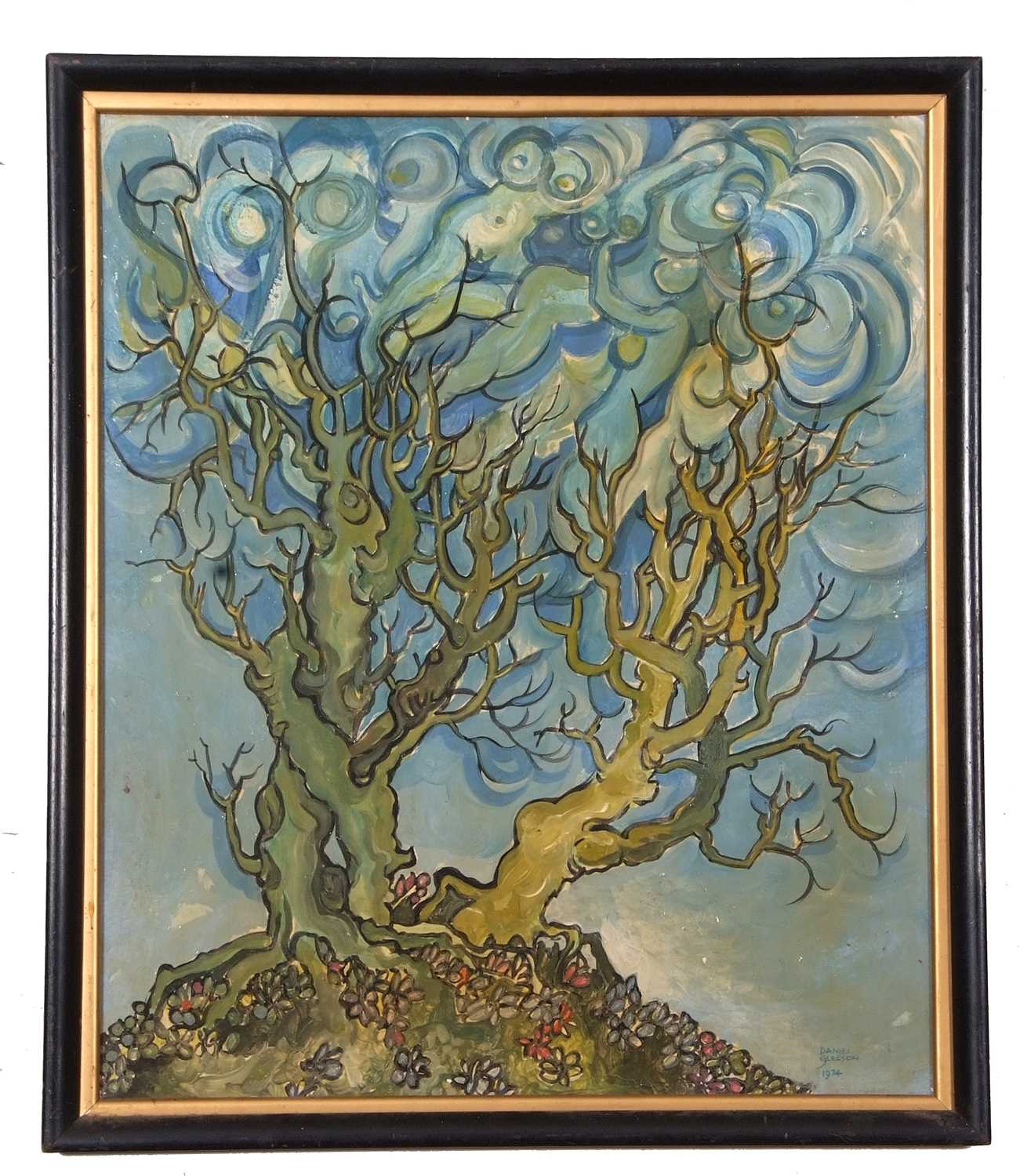 Daniel Gleeson (British, 20th century), 'Erotic Trees', acrylic on ...