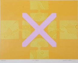 Michael Stokoe (British, b.1933), 'Cross Trapped', screenprint, artists proof, 57x78cm, framed and
