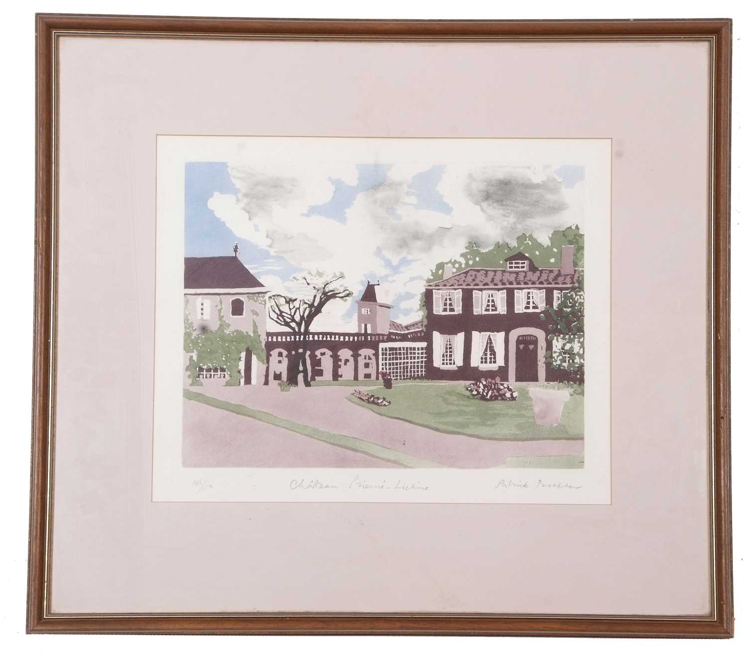 Patrick Procktor RA (British,1936-2003), 'Chateau Prieure Lichine', limited edition etching with