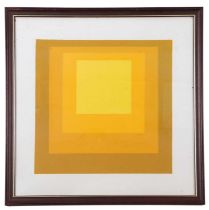 Josef Albers (German /American 1888-1976), Homage to the Square, screenprint, 57.5x57.5cm, framed