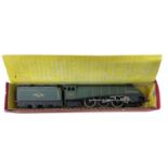 A Hornby-Dublo 00 gauge 4-6-2 Golden Fleece locomotive and tender in BR green livery. Lacking box