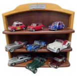 A further Franklin Mint branded shelf, 'Precision Models', together with a collection of various