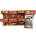 A collection of boxed Special Edition Matchbox Models of Yesteryear, in red and gold boxes