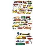 A mixed collection of various Matchbox larger die-cast vehicles, to include SuperKings, KingSize and