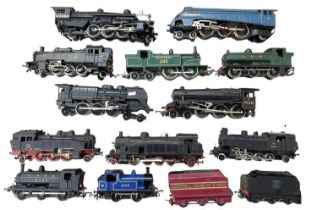 A mixed colletcion of various British and European-made 00 locomotives