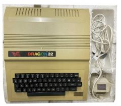 A 1980s Dragon 32 family computer system