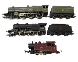 A collection of Lima 00 gauge locomotives, to include: - King George V 6000 and tender - BR Class