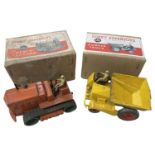 A pair of Dinky toys, to include: - 563 Heavy Tractor in original box - 532 Dumper Truck with box