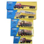 Five boxed Corgi Classics, to include: - 09701 ERF 8 Wheel Rigid with Load - 24501 J&A Smith of
