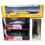 A mixed lot of various boxed die-cast toys, to include: - JCB Diesel Max 1:43 scale - Corgi James