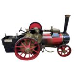 A Fareham Engineering 'Markie' Showman's Traction engine, within wooden case, together with original