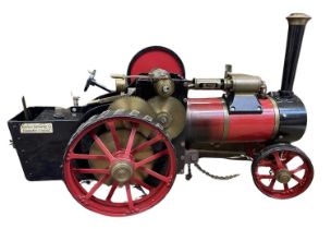 A Fareham Engineering 'Markie' Showman's Traction engine, within wooden case, together with original