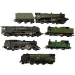 A collection of G & R Wren 00 gauge locomotives, to include: - Devizes Castle 7002 and tender - City