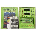 A 1970s Subbuteo Table soccer game, together with an extra boxed team
