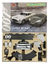 A James Bond Micro Scalextric Set - Aston Martin DB5 and Aston martin DB5