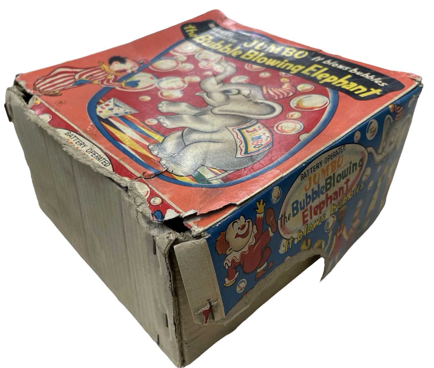 A boxed Japanese Jumbo the Bubble Blowing Elephant toy (losses to box) - Image 3 of 3