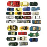 A mixed lot of various die-cast/plastic sports cars and convertibles etc