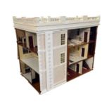 An incredibly large and opulently decorated modern dolls house, with electrics (untested) and a