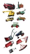 A group of various Dinky plant and agricultural vehicles