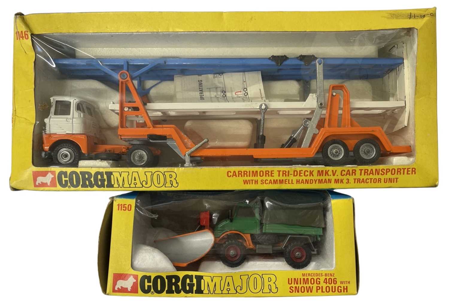 A pair of boxed die-cast Corgi vehicles, to include - Carrimore Tri-Deck MK V Car Transporter -