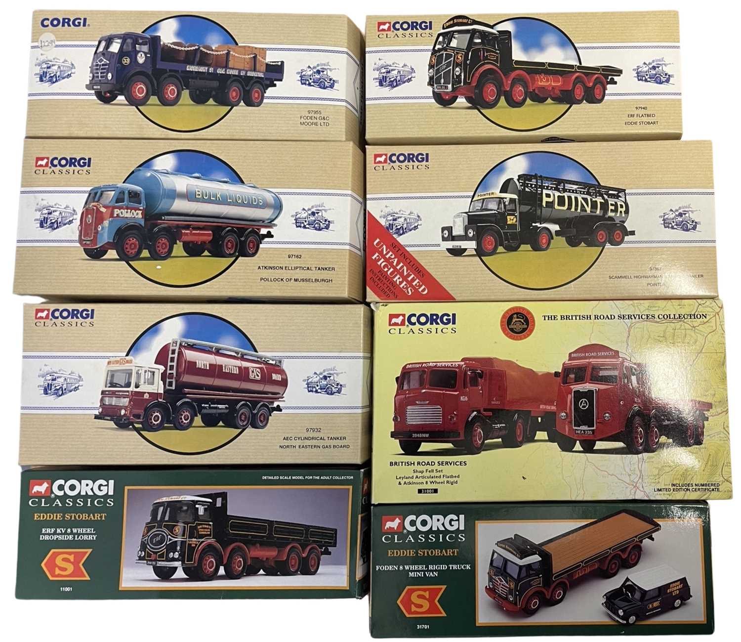 A mixed lot of Corgi Classics vehicles, to include: - 97162 Atkinson Elliptical Tanker - Pollock