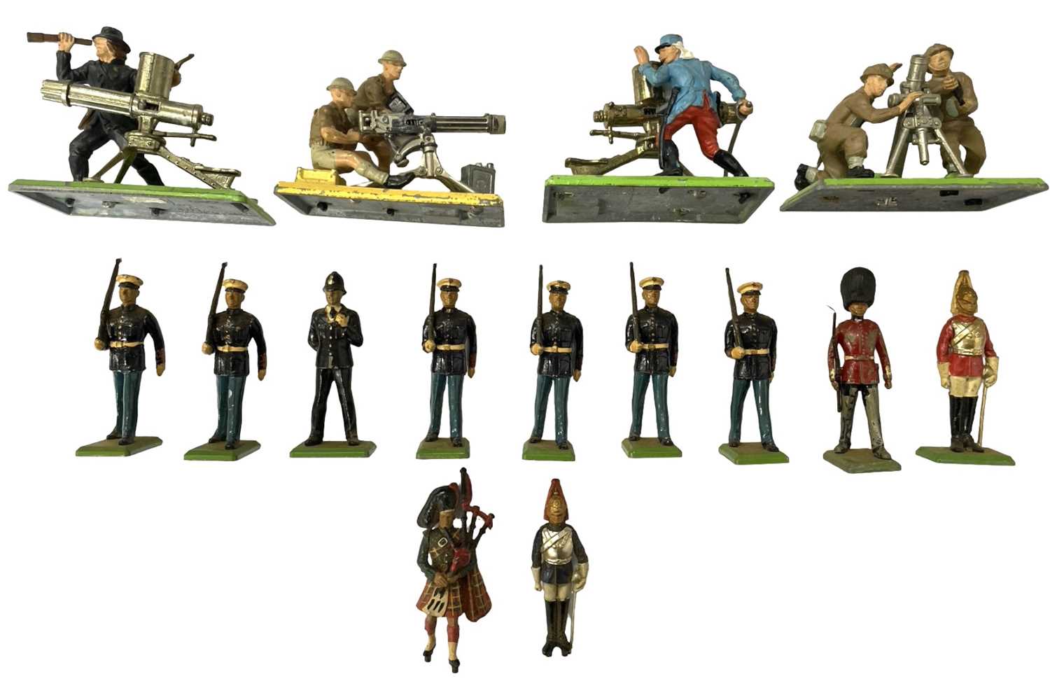 A collection of Britains die-cast figures, together with six Del-Prado soldiers and 2 others