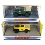 A pair of boxed Dinky 1949 Landrovers, to include DY-9 and DY-9B