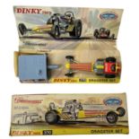 A boxed Dinky 370 Dragster set
