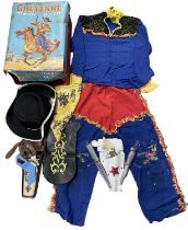 A boxed 'Cheyenne' Cowboy outfit in original box (some wear and losses), by D Dekker of London.