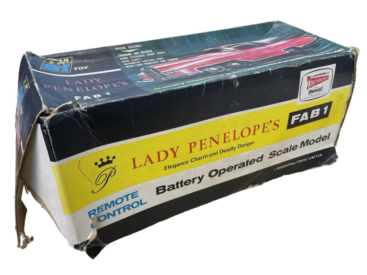 A remote controlled Lady Penelope's Fab 1 by J Rosenthal Toys, in original box - Bild 2 aus 2