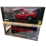A pair of boxed 1:18 scale model cars, to include: - P40 Ferrari Competizione Test Version (1989) by